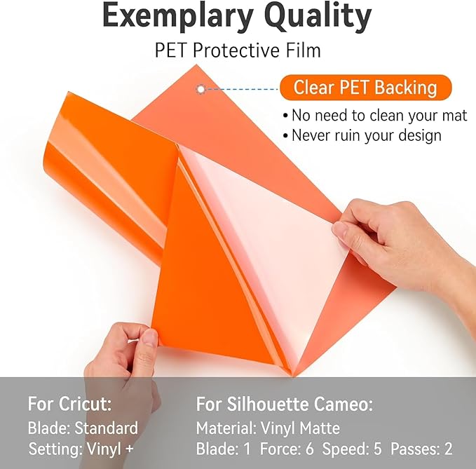 14 pcs Glossy& Matte Adhesive Vinyl Sheets Bundle - 12*12