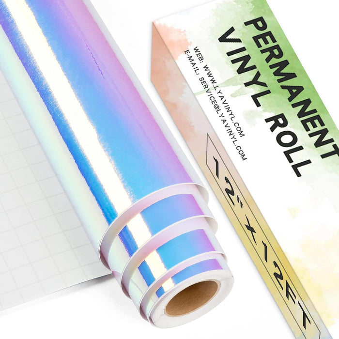 Holographic Adhesive Vinyl Rolls - 12*12 FT