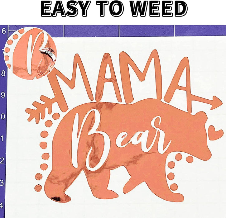 Light Metal Material Vinyl Roll,  Metallic Permanent Adhesive Vinyl  - 12*6 FT