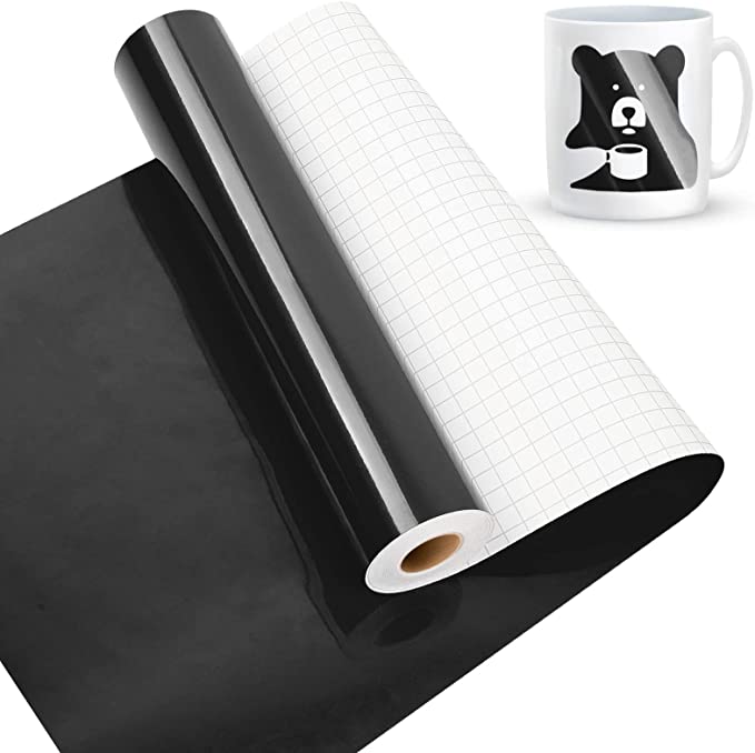 Glossy Permanent Vinyl Rolls in 9 Vibrant Colors - 50fts
