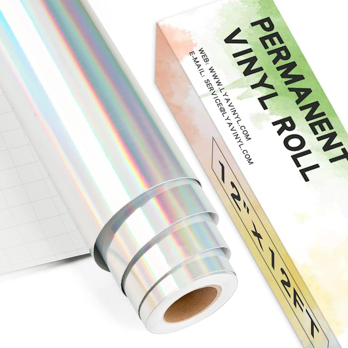 Holographic Adhesive Vinyl Rolls - 12*12 FT
