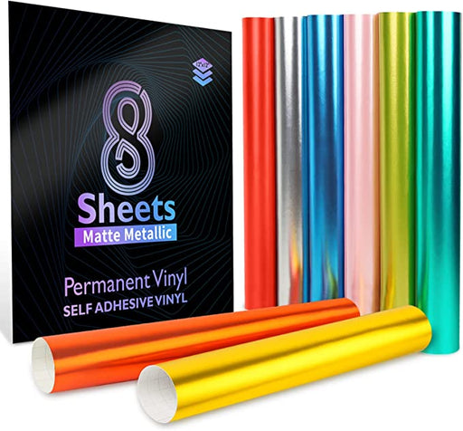 Sparkle Shimmer Sparkle Adhesive Vinyl Sheets - 12*12, 8packs