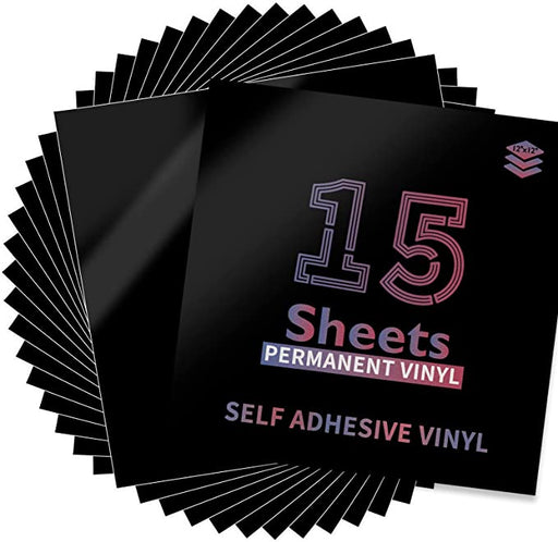Metal Permanent Vinyl Sheets - 7 Sheets 12x12（4 colors）