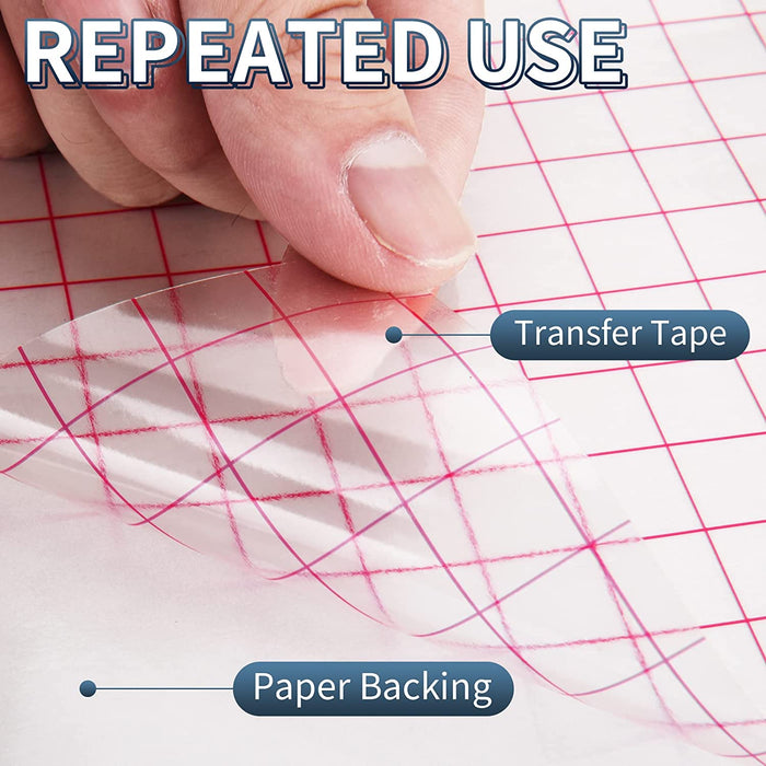 Transfer Tape Rolls For Adhesive Vinyl - 12" x 30 Ft