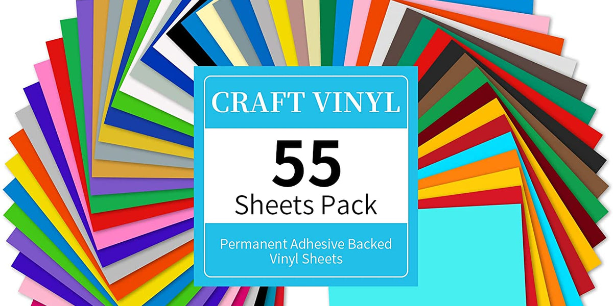 68 pcs Glossy& Matte Adhesive Vinyl Sheets Bundle - 12*12 — Lya Vinyl