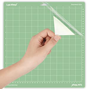 Cutting Mats for Cricut - Lya Vinyl 8 Pack Variety Cutting Mats 12x12 inch, Cutting Mats for Permanent Vinyl(StandardGrip, LightGrip, StrongGrip