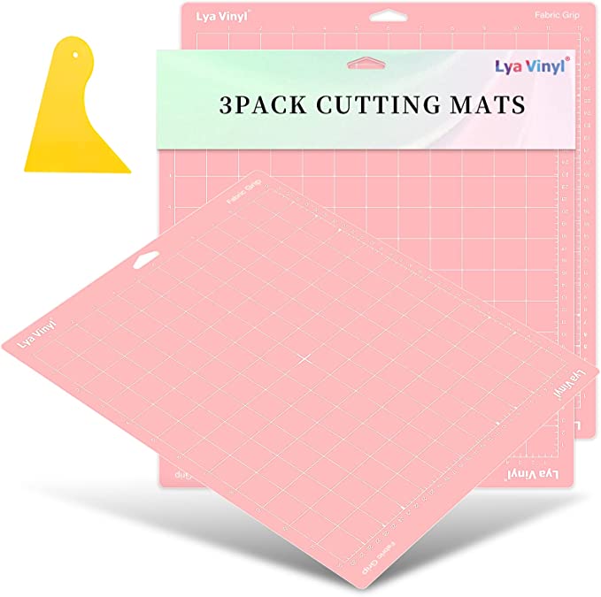 Cutting Mats for Cricut, 3 Mats and scraper, 13"x14"